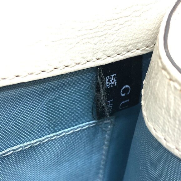 GUCCI White Leather Sylvie Shoulder Bag - Picture 14 of 16